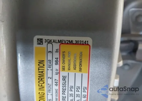 2021 GMC Terrain Fwd Sle из США, поврежденный, VIN 3GKALMEV2ML303141